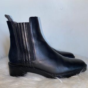 Zara black Chelsea boots